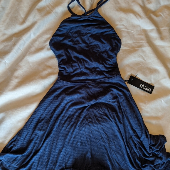 Lulu's knit skater dress - Picture 3 of 4